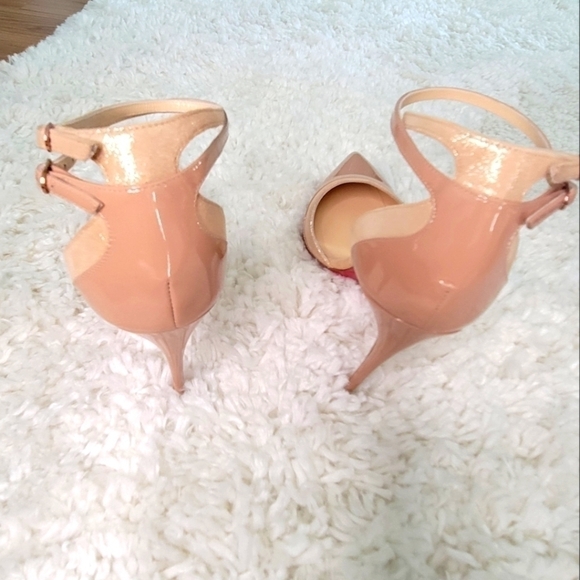 Christian Louboutin Uptown-Double Leather & Suede Lamé Pumps | Size 41 NWT - Picture 6 of 7